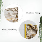Golden Forest Deer 3D Canvas Wall Painting
