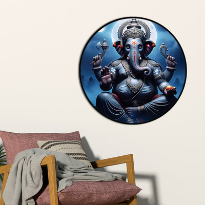 golden-ganesh-ji-round-painting