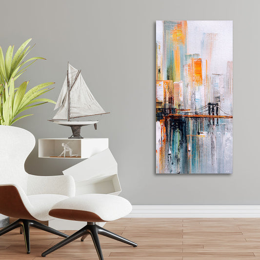 Golden Gate Bridge Beautiful Abstract Canvas painting