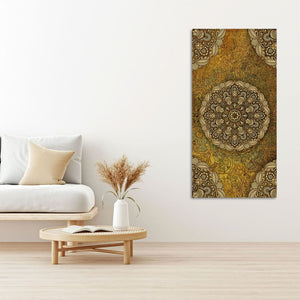 Golden Mandala Design Art Canvas Wall Painting