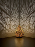 Golden Pointed Decorative Table Light