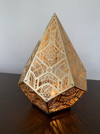 Golden Pointed Decorative Table Light