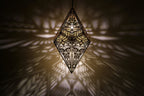 Golden Shadow Casting Hanging Lamp