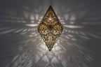 Golden Shadow Casting Hanging Lamp