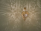 Golden Shadow Casting Hanging Lamp