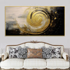 golden-spiral-abstract-canvas-painting-for-modern-home-decor