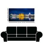 Golden Temple in Evening Canvas Wall Painting