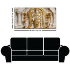 Golden Tirupati Balaji 3D Canvas Wall Painting