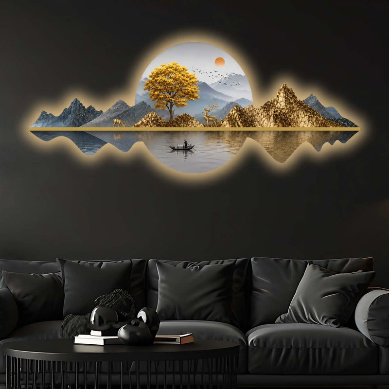 golden-tree-mountain-reflection-crystal-glass-backlit-led-painting