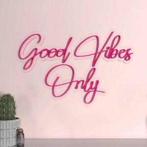 Good Vibes Only Design Neon LED Light