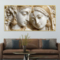 Graceful Radha Krishna 3D Canvas Wall Painting