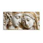 Graceful Radha Krishna 3D Canvas Wall Painting