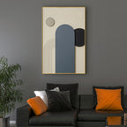 Grey and Black Tones Contemporary Abstract 3D Wall Art Home Decor