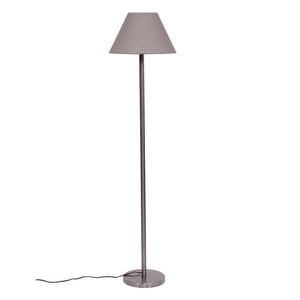 Grey Color Decorative Conical Designer Steel Floor Lamp