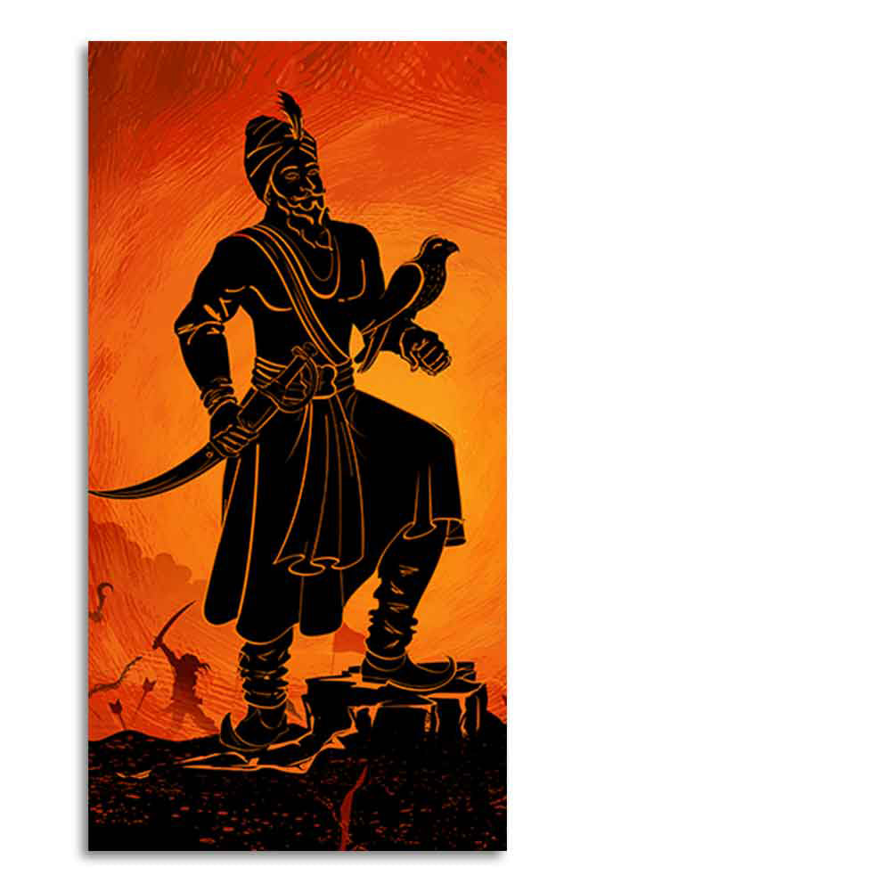 Guru Gobind Singh Canvas Wall Painting