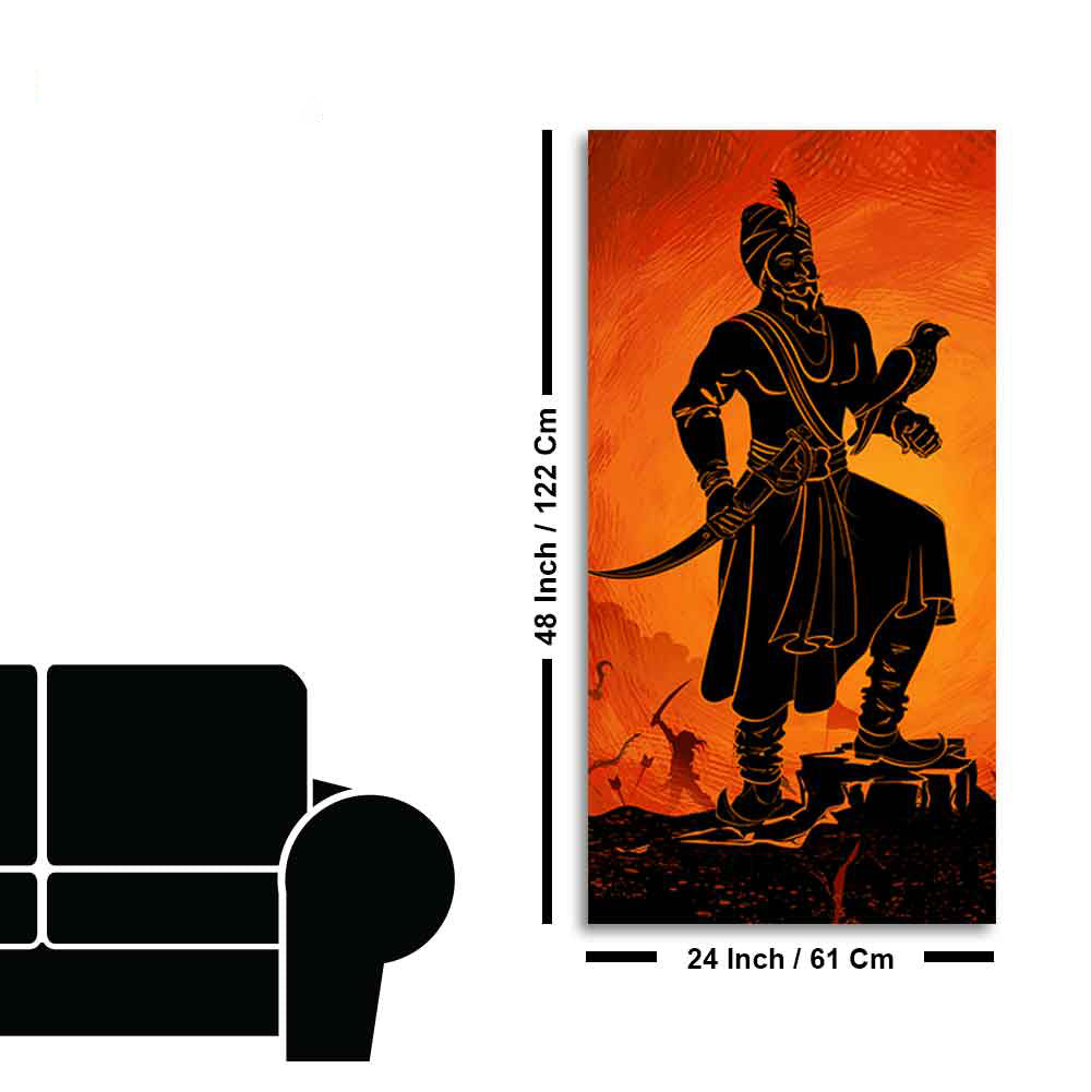 Guru Gobind Singh Canvas Wall Painting