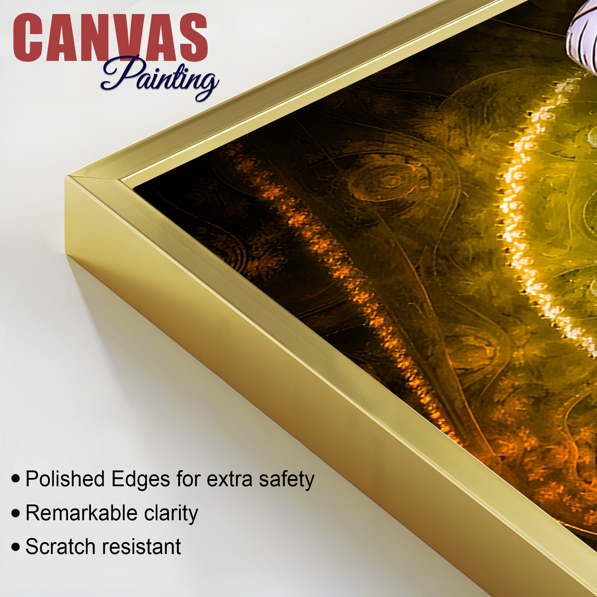 Guru Nanak Dev Ji Blessing Painting Spiritual Wall Art for Home