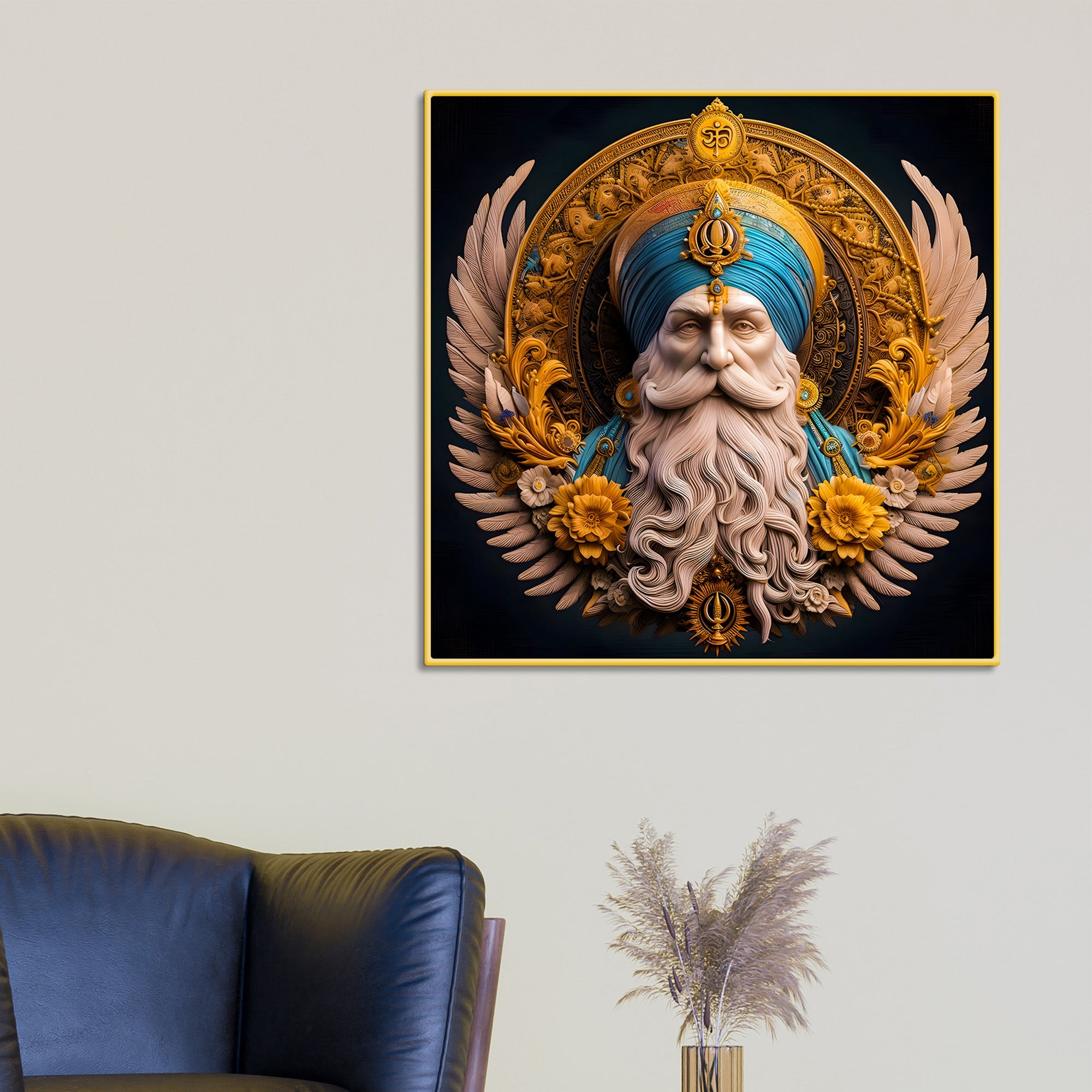 guru-nanak-dev-ji-premium-spiritual-wall-art-painting