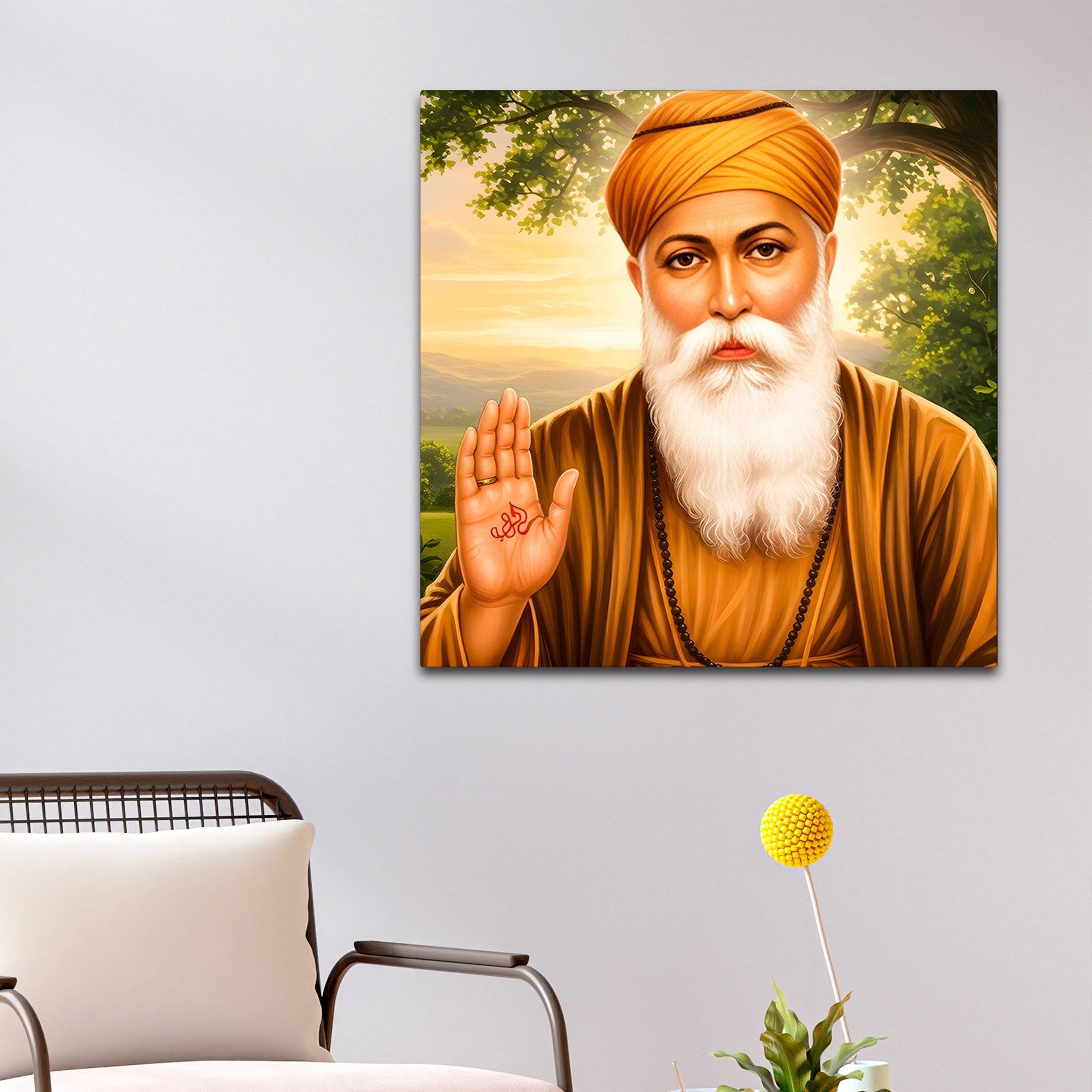 Guru Nanak Dev Ji Spiritual Home Décor Painting