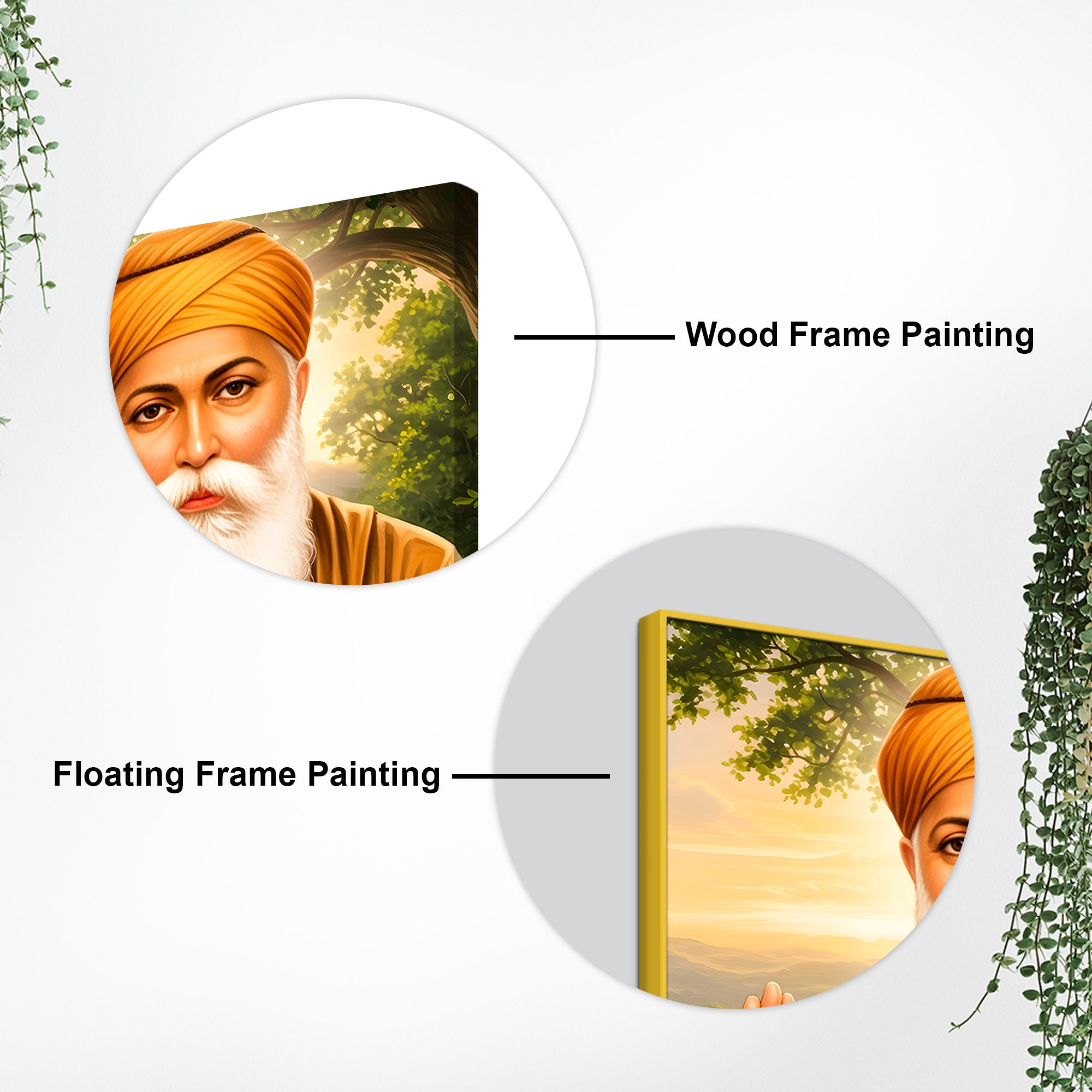 Guru Nanak Dev Ji Spiritual Home Décor Painting