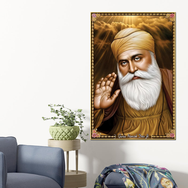 guru-nanak-dev-ji-wall-painting-peaceful-spiritual-art