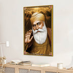 Guru Nanak Dev Ji Wall Painting | Peaceful Spiritual Art