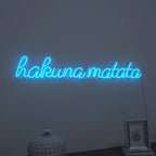 Hakuna Matata Text Neon LED Light