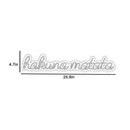 Hakuna Matata Text Neon LED Light