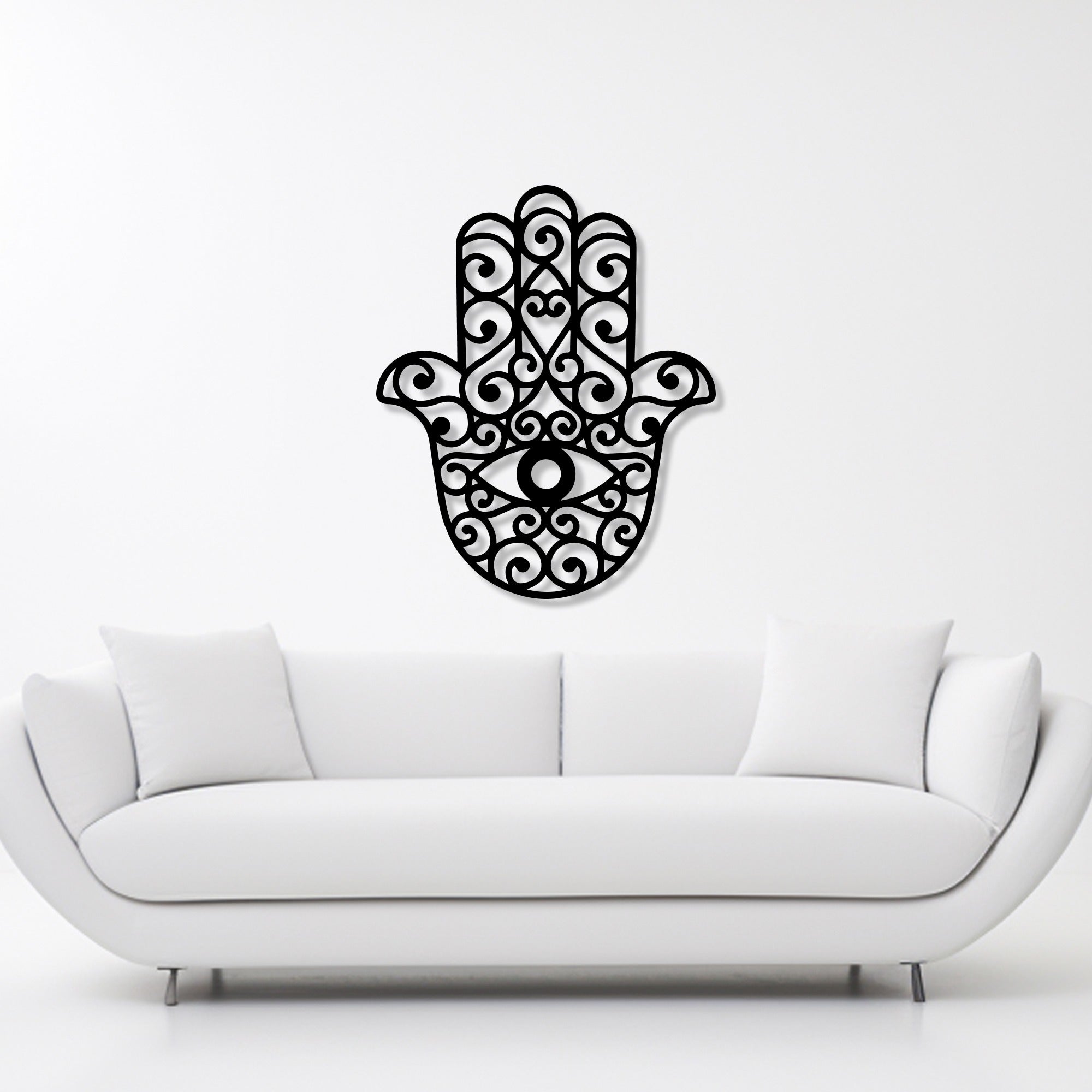 Hamsa Design Metal Art Wall Decor Hanging