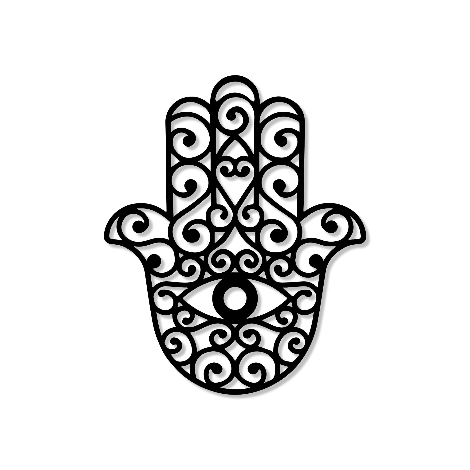 Hamsa Design Metal Art Wall Decor Hanging