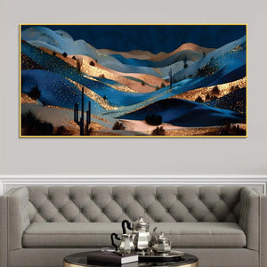Handcrafted Style Abstract Canvas Wall Art Painting