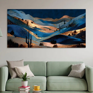 Handcrafted Style Abstract Canvas Wall Art Painting