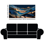 Handcrafted Style Abstract Canvas Wall Art Painting