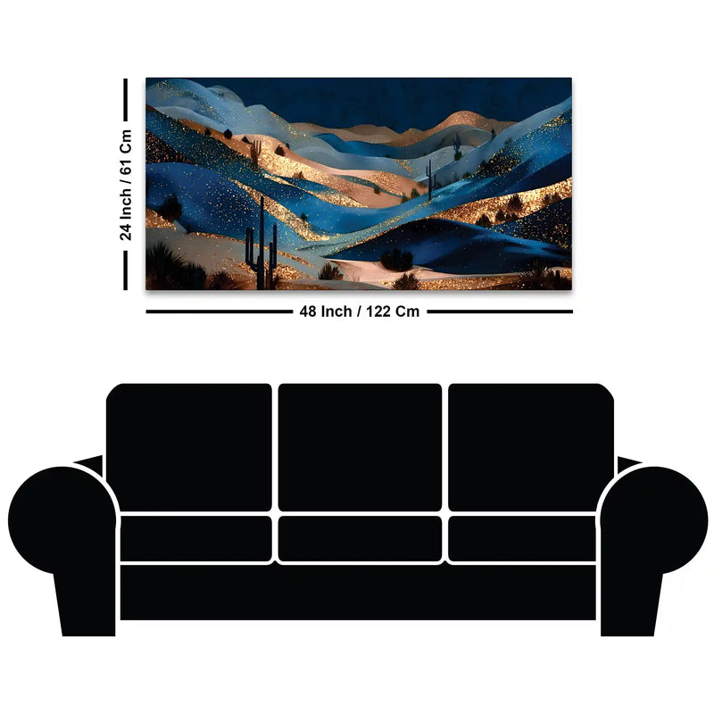 Handcrafted Style Abstract Canvas Wall Art Painting