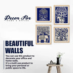 Handcrafted Style Wall Art Frame Set of 4