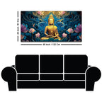 Handcrafted Style Buddha Painting for Artistic Interiors