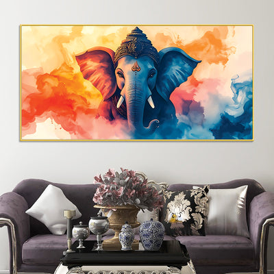 handcrafted-style-lord-shri-ganpati-bappa-canvas-wall-painting-for-home