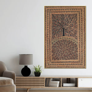 handcrafted-style-madhubani-canvas-painting-for-home-decor