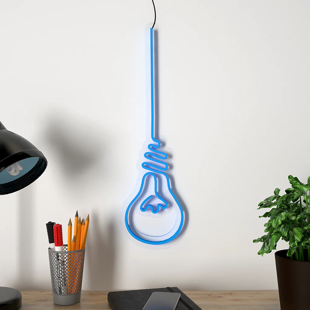 Hanging Bulb Design Neon LED Light