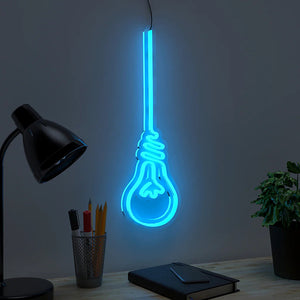 Hanging Bulb Design Neon LED Light