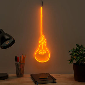 Hanging Bulb Design Neon LED Light