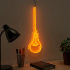 Hanging Bulb Design Neon LED Light