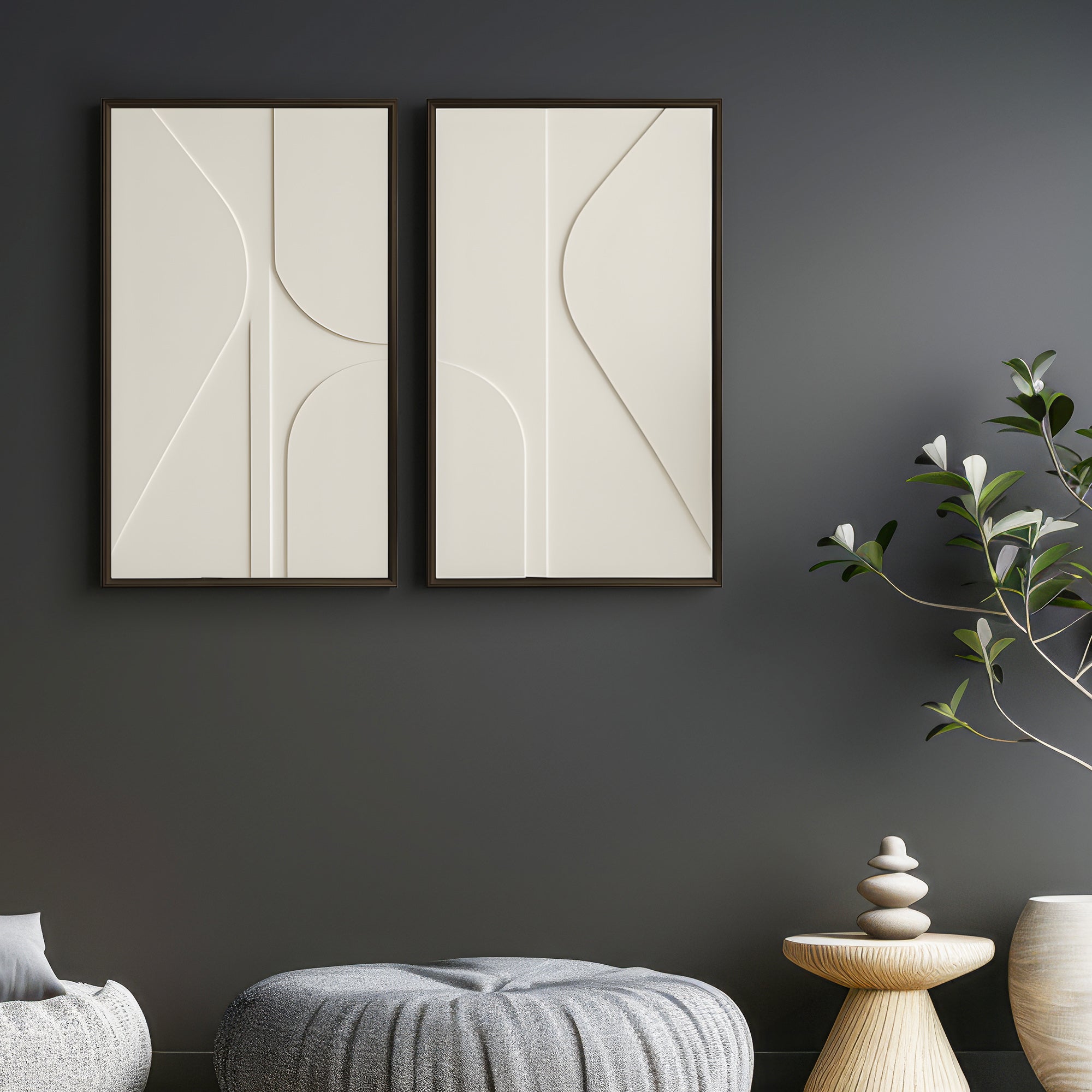 Harmonic Partitions 3D Wall Art Home Decor