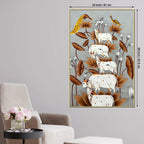 Harmony of Sacred Cows Among Golden Lotus Pichwai Canvas Wall Painting