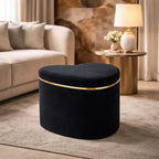 heart-shaped-black-velvet-ottoman-with-gold-trim