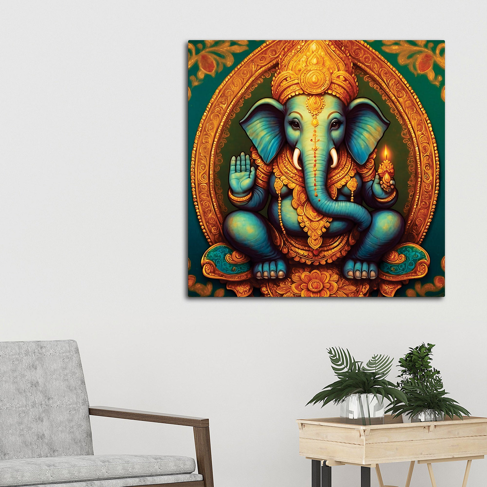 Hindu Ganesh Ji Painting