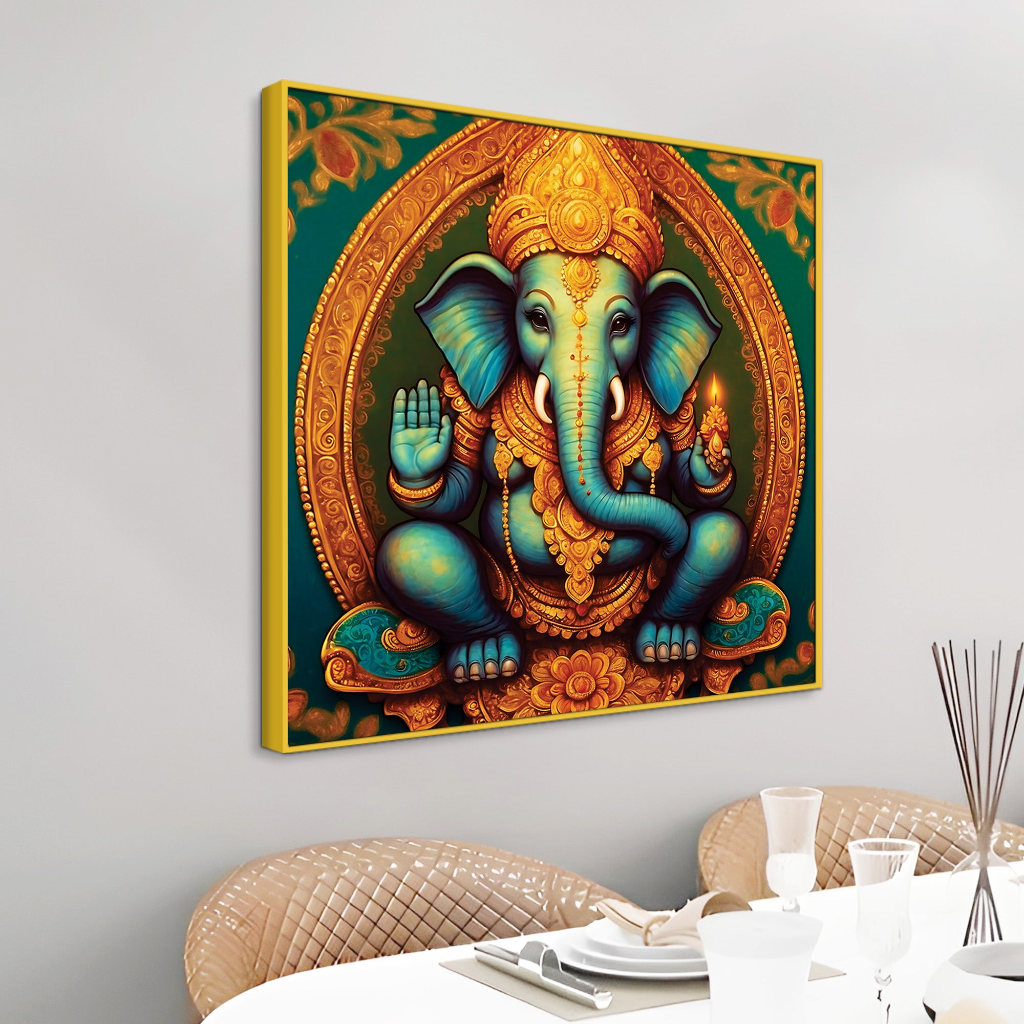Hindu Ganesh Ji Painting