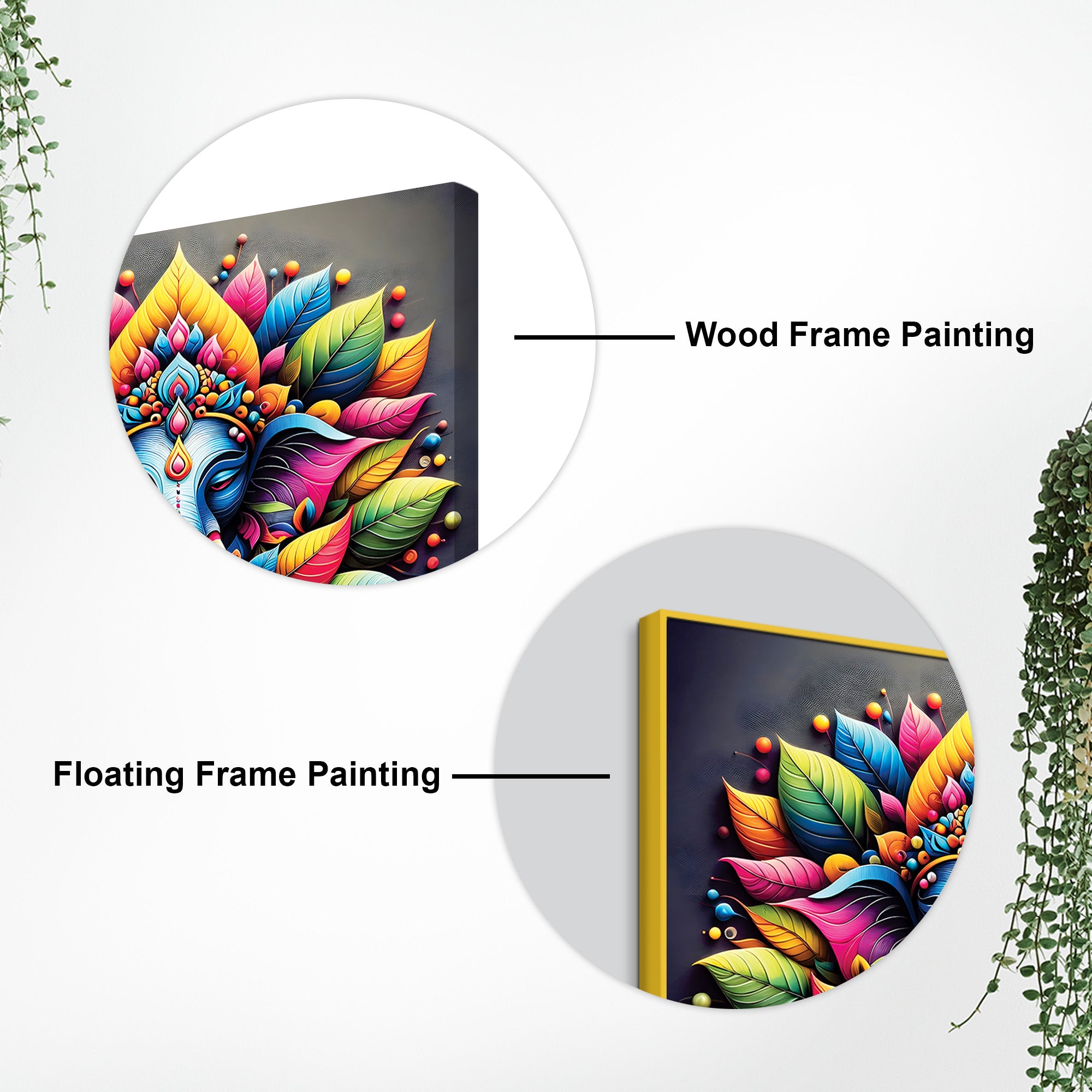 Hindu Ganesh Ji Wall Painting