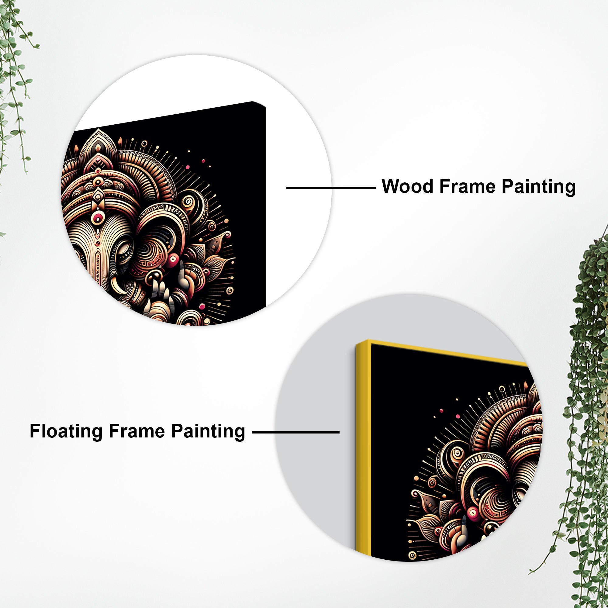 Hindu Ganesh Painting on Canvas