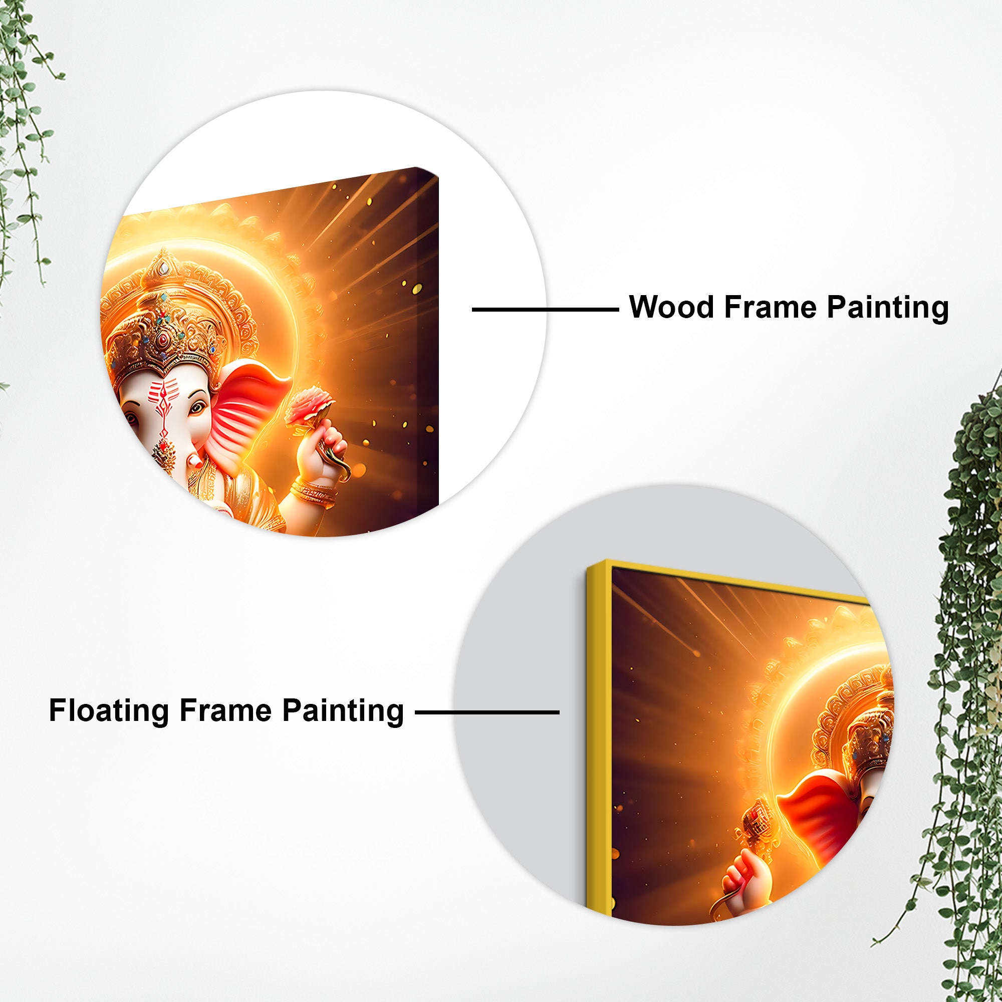 Hindu God Ganesha Art Painting